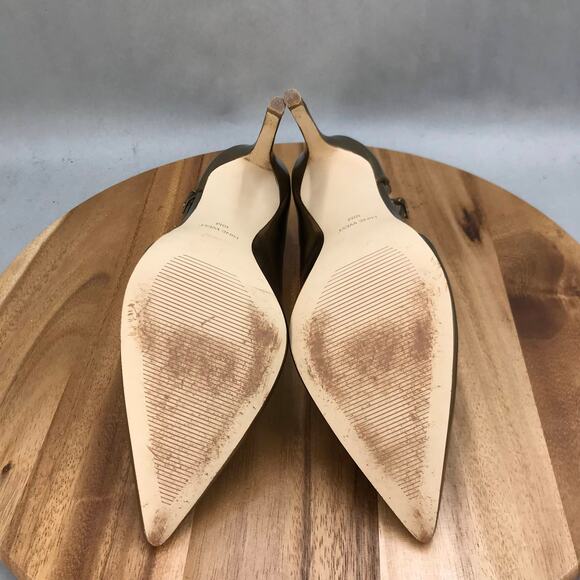 Nine West Freze Half Ankle Strap Sandals Womens 10 M Brown Pumps Heels - Picture 6 of 8